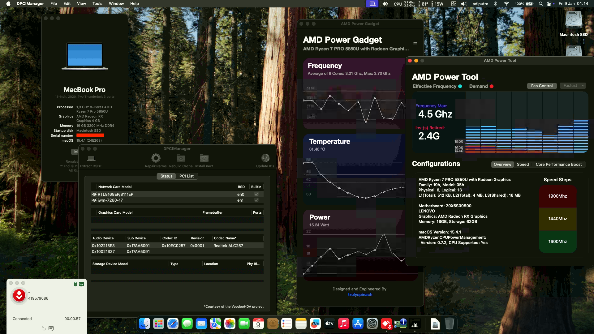 Lenovo Thinkpad L14 2nd [Cezanne U   AMD Ryzen 7 5850U + Radeon RX Vega 8 + PS2]   OpenCore 1